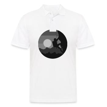 Rock Climbing - Männer Poloshirt - Weiß - Vorne - Kai (181cm)