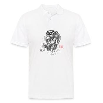Kappa Yokai - Men's Polo Shirt - white - Front - Kai (181cm)