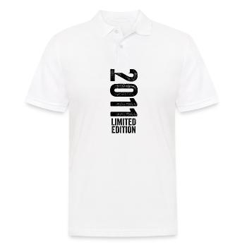 2011 Limited Edition Birthday Gift 2011 - Men's Polo Shirt - white - Front - Kai (181cm)