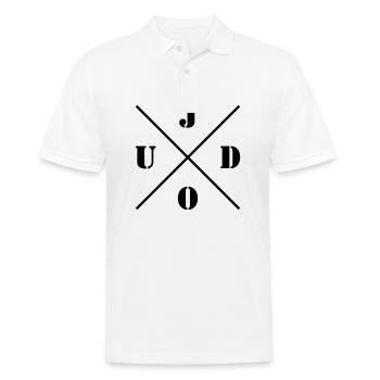 Judo Logo - Polo Homme - blanc - Devant - Kai (181cm)