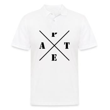 Mafia Parrain Logo - Polo Homme - blanc - Devant - Kai (181cm)