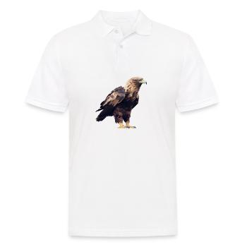 EAGLE - Männer Poloshirt - Weiß - Vorne - Kai (181cm)