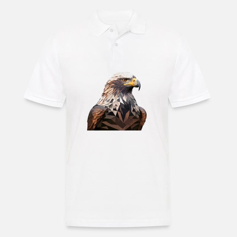 EAGLE - Männer Poloshirt - Weiß