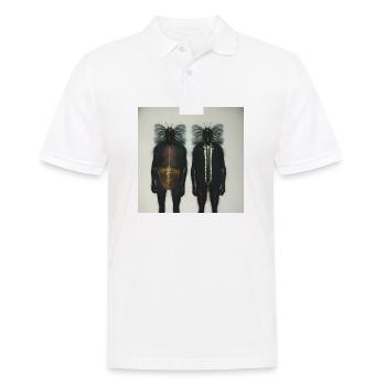 Fotografisches Portrait zwei grosser Insekten - Männer Poloshirt - Weiß - Vorne - Kai (181cm)