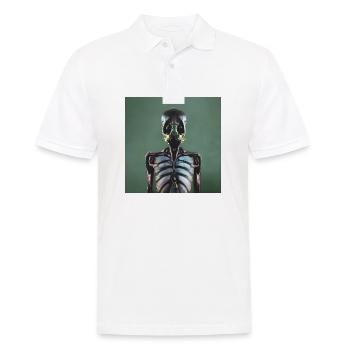 fotografisches Portrait Insekt Skelett - Männer Poloshirt - Weiß - Vorne - Kai (181cm)