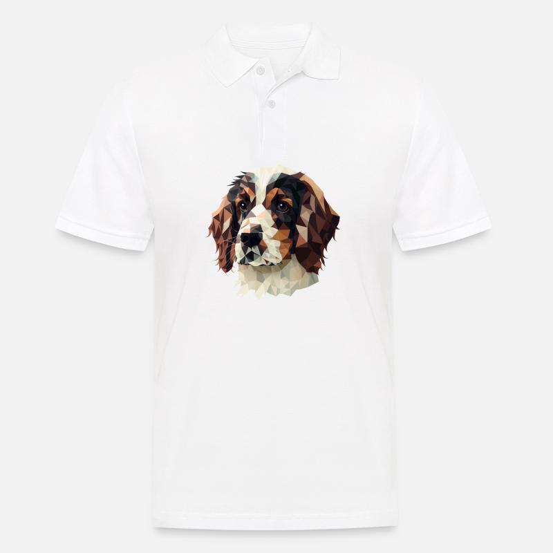 PUPPY - Männer Poloshirt - Weiß
