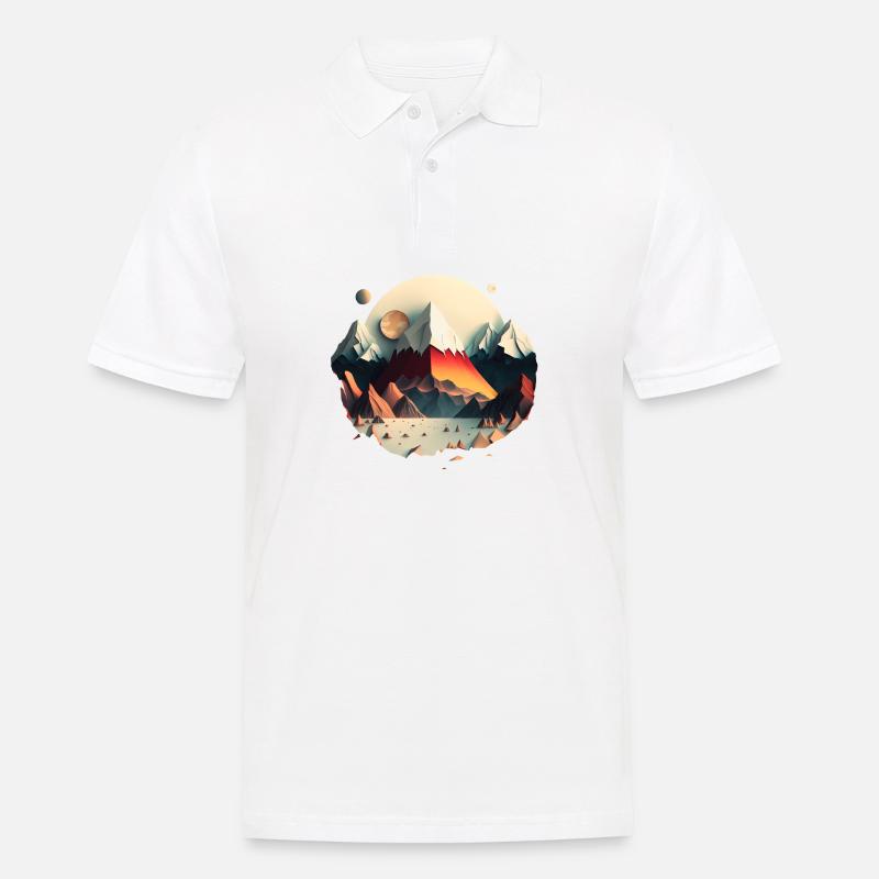 SURRÉEL - Polo Homme - blanc