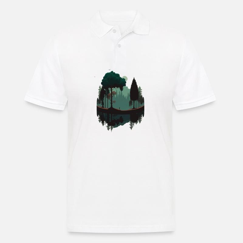 SURREAL - Männer Poloshirt - Weiß