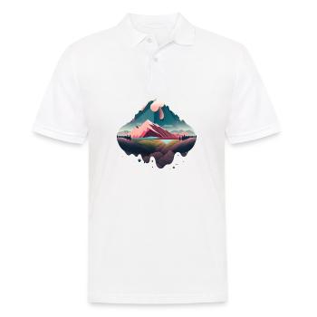 SURREAL - Men's Polo Shirt - white - Front - Kai (181cm)