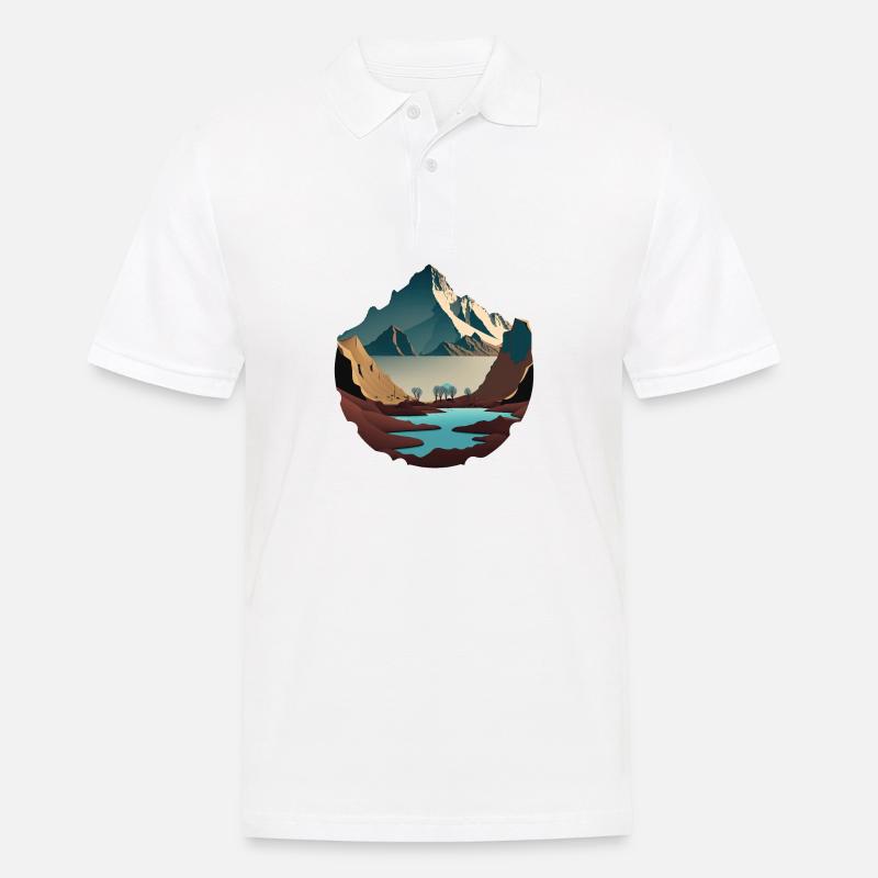 SURREAL - Männer Poloshirt - Weiß