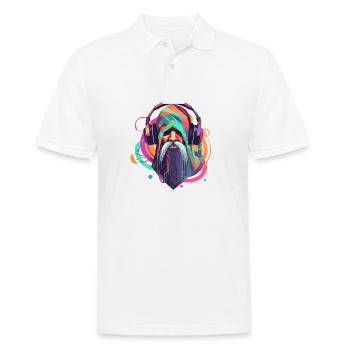 Colorful wizard - Men's Polo Shirt - white - Front - Kai (181cm)