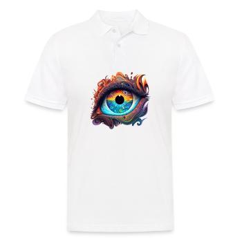 ŒIL TRIPPY - Polo Homme - blanc - Devant - Kai (181cm)