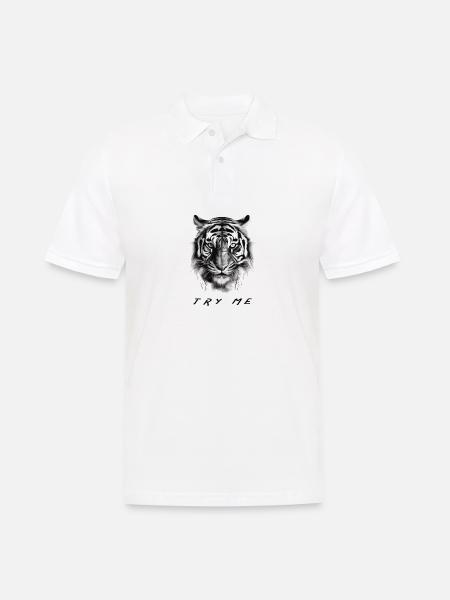 Try me - Men's Polo Shirt - white