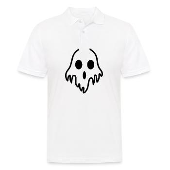 Ghost Ghosts Witching Hour Halloween - Polo Homme - blanc - Devant - Kai (181cm)