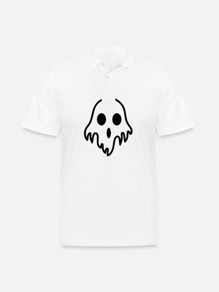 Ghost Ghosts Witching Hour Halloween - Men's Polo Shirt - white