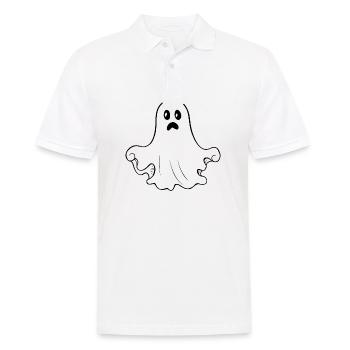 Ghost Ghosts Witching Hour Halloween - Men's Polo Shirt - white - Front - Kai (181cm)