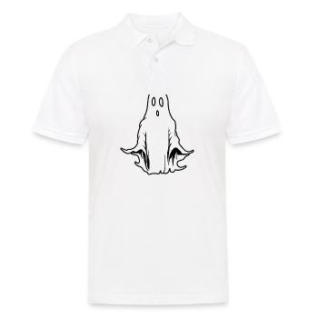 Ghost Ghosts Witching Hour Halloween - Men's Polo Shirt - white - Front - Kai (181cm)