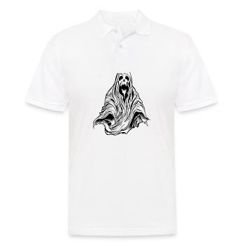 Ghost Ghosts Witching Hour Halloween - Men's Polo Shirt - white - Front - Kai (181cm)