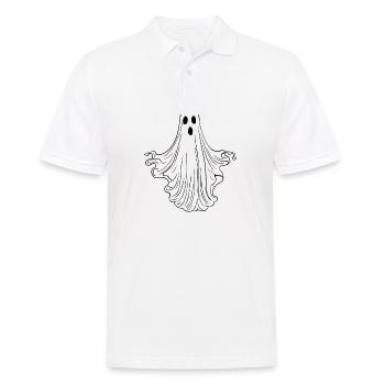 Ghost Ghosts Witching Hour Halloween - Men's Polo Shirt - white - Front - Kai (181cm)