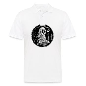 Ghost Ghosts Witching Hour Halloween - Polo Homme - blanc - Devant - Kai (181cm)