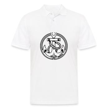 Bateau d’ancre Navire Nautique - Polo Homme - blanc - Devant - Kai (181cm)