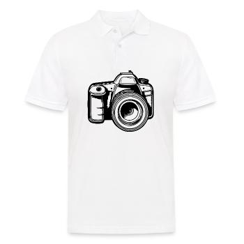 Photographer Photography Photography Camera - Men's Polo Shirt - white - Front - Kai (181cm)