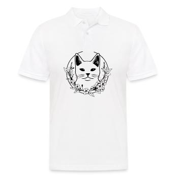 Cat Cat Kitten Cat Lady - Men's Polo Shirt - white - Front - Kai (181cm)