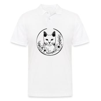 Cat Cat Kitten Cat Lady - Men's Polo Shirt - white - Front - Kai (181cm)
