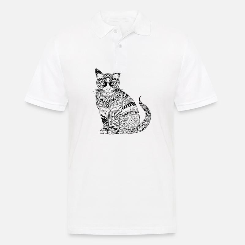 Chat chaton chaton dame - Polo Homme - blanc