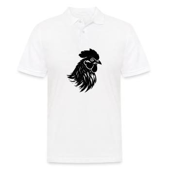 Poulet Poulailler Volaille Coq Ferme - Polo Homme - blanc - Devant - Kai (181cm)