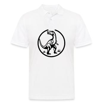 Dino Dinosaur Dinosaurs Paleontology - Men's Polo Shirt - white - Front - Kai (181cm)
