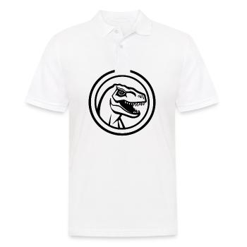 Dino Dinosaur Dinosaurs Paleontology - Men's Polo Shirt - white - Front - Kai (181cm)