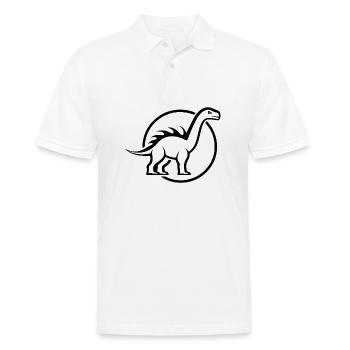 Dino Dinosaur Dinosaurs Paleontology - Men's Polo Shirt - white - Front - Kai (181cm)