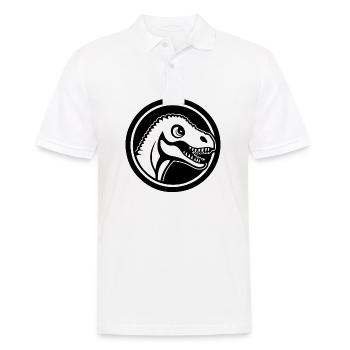 Dino Dinosaur Dinosaurs Paleontology - Men's Polo Shirt - white - Front - Kai (181cm)