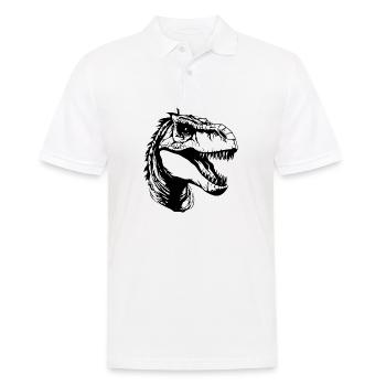 Dino Dinosaur Dinosaurs Paleontology - Men's Polo Shirt - white - Front - Kai (181cm)
