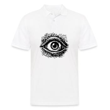 Auge Augen Augenarzt - Männer Poloshirt - Weiß - Vorne - Kai (181cm)