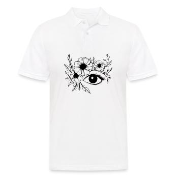 Auge Augen Augenarzt - Männer Poloshirt - Weiß - Vorne - Kai (181cm)