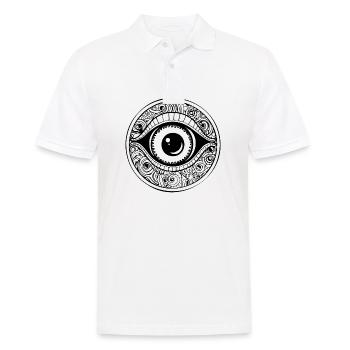 Auge Augen Augenarzt - Männer Poloshirt - Weiß - Vorne - Kai (181cm)