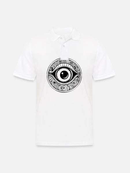 Eye Eyes Ophthalmologist - Men's Polo Shirt - white