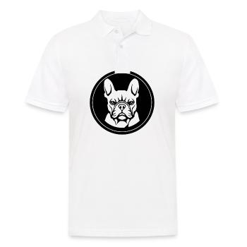 French Bulldog Frenchie Boston Terrier - Men's Polo Shirt - white - Front - Kai (181cm)