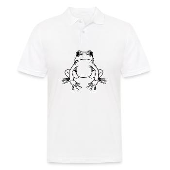 Crapaud amphibien grenouille - Polo Homme - blanc - Devant - Kai (181cm)
