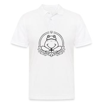 Crapaud amphibien grenouille - Polo Homme - blanc - Devant - Kai (181cm)