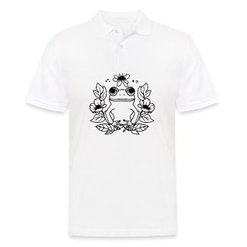 Crapaud amphibien grenouille - Polo Homme - blanc - Devant - Kai (181cm)