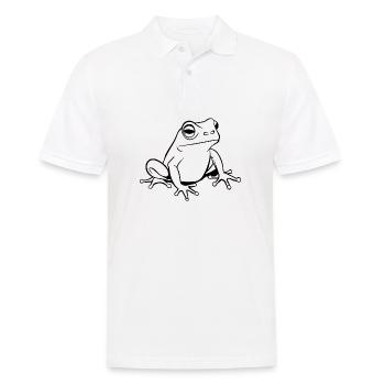 Crapaud amphibien grenouille - Polo Homme - blanc - Devant - Kai (181cm)