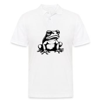 Crapaud amphibien grenouille - Polo Homme - blanc - Devant - Kai (181cm)
