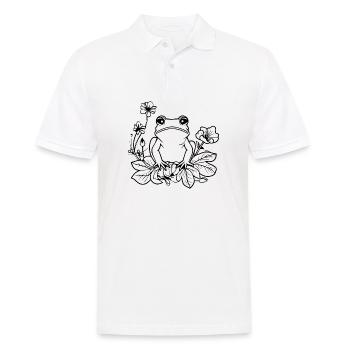 Crapaud amphibien grenouille - Polo Homme - blanc - Devant - Kai (181cm)