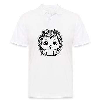 Hérisson Forest Prickly Animal - Polo Homme - blanc - Devant - Kai (181cm)