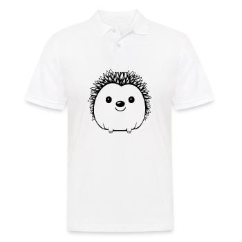 Hérisson Forest Prickly Animal - Polo Homme - blanc - Devant - Kai (181cm)