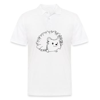 Hérisson Forest Prickly Animal - Polo Homme - blanc - Devant - Kai (181cm)