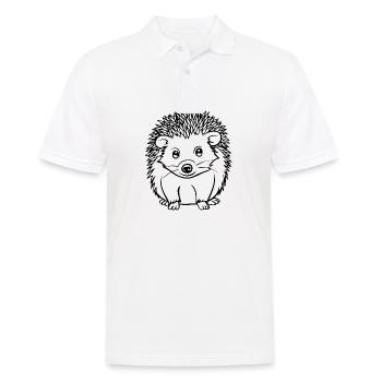 Hérisson Forest Prickly Animal - Polo Homme - blanc - Devant - Kai (181cm)